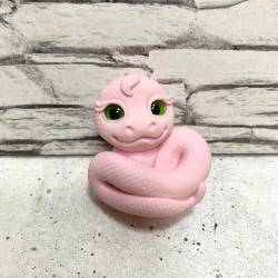 Изображение 3Д Молд Милая Змейка 3,7 см ТМ Лавка Кондитера